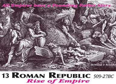 Founding of Rome, Rise of Roman Republic, Romulus & Remus, Founding Father Story, Fasces, Aes Signatum, Aes Grave