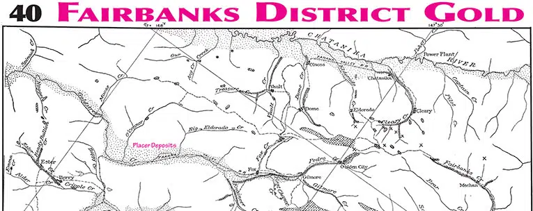 Fairbanks Gold District Map