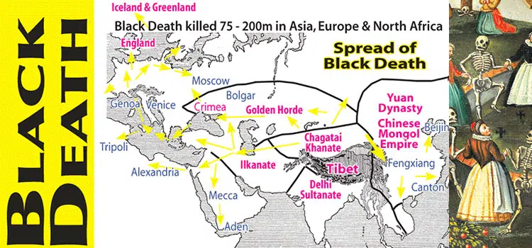 Black Death Spread, Silk Road