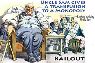 Bailout, Money Transfusion, Uncle Sam, Monopoly